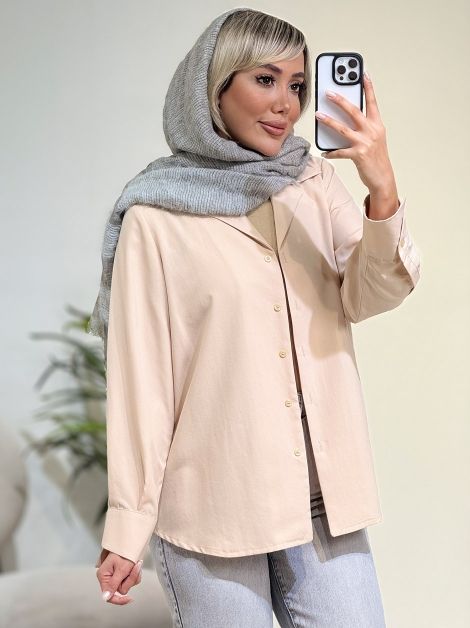شومیز یقه شکاری تولید ایواز کد 18390 شومیز یقه شکاری تولید ایواز کد 18390