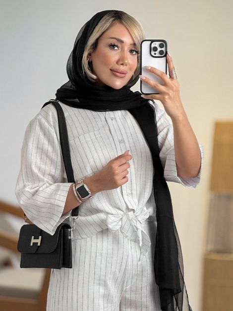شومیز لینن هندی کد 20782