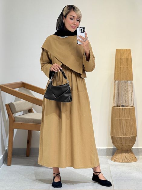 ست پیراهن و رویه لینن 20915