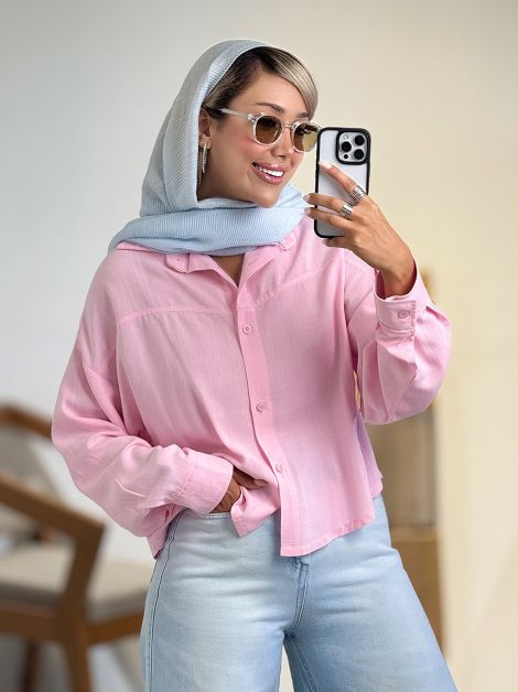 شومیز بیسیک لینن زارا کد 20900