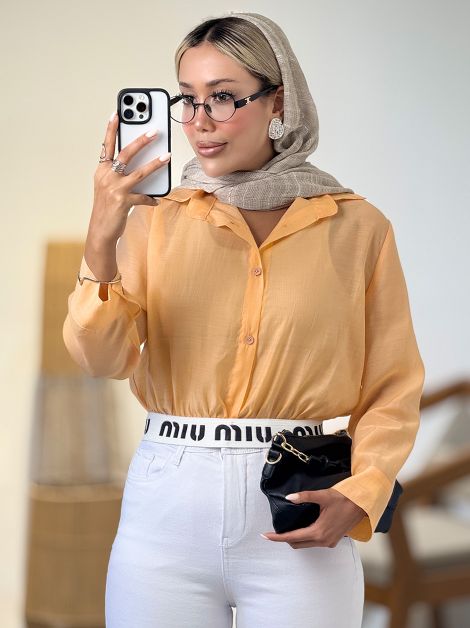 شومیز شیشه ای MIU MIU کد 20970