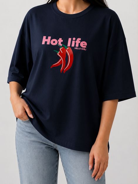 تیشرت باکسی CHILI کد 21255