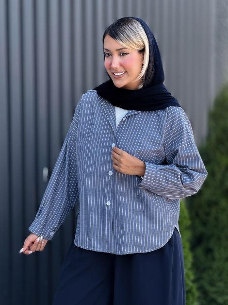 شومیز راه راه بیسیک کد 21223 شومیز راه راه بیسیک کد 21223