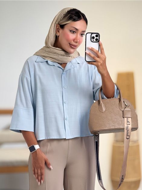 شومیز باکسی پری مودال کد 21304 شومیز باکسی پری مودال کد 21304