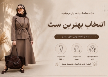 ست شومیز زنانه و ست‌های آماده شومیز، شلوار و دامن