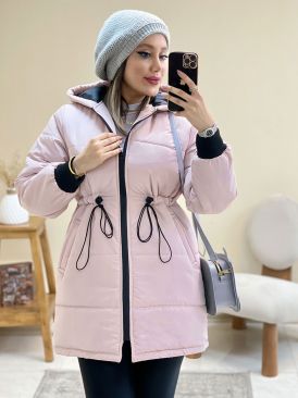 مدل کاپشن کلاهدار دخترانه