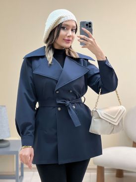 بارانی کوتاه زنانه شیک