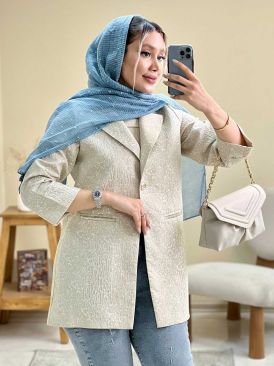 مدل کت زنانه ژاکارد شیک
