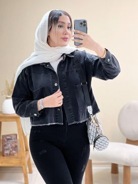 کت کراپ جین دخترانه