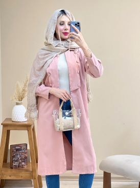 مانتو جلوباز چیندار