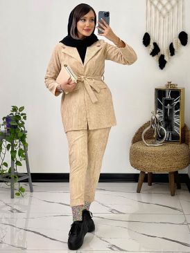 کت شلوار پاییزه زنانه شیک