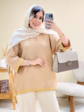 مانتو جلوبسته تابستانی زنانه