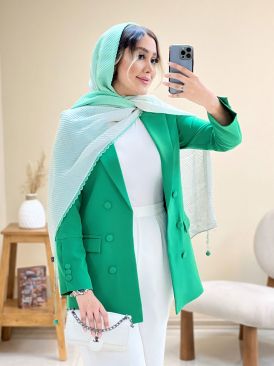 کت مازراتی زنانه یقه انگلیسی
