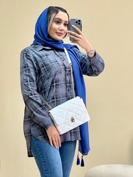 مانتو چهارخونه بهاری