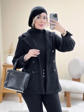 پالتو کوتاه شاین زنانه کد 16540