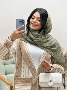 شال زنانه کنفی