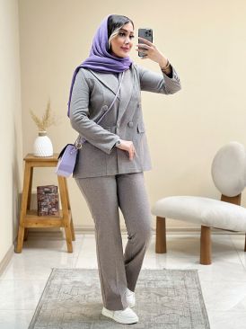 کت و شلوار یقه انگلیسی تولید ایواز کد 5731