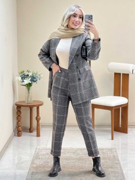 مدل کت و شلوار پاییزه زنانه