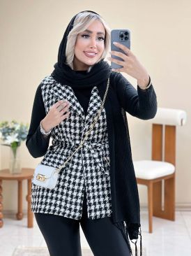 وست یقه انگلیسی زنانه کد 16896