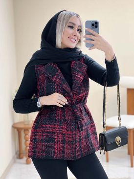 وست یقه انگلیسی زنانه کد 16896