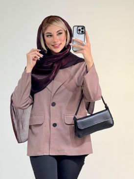 کت لینن یقه آرشال کد 18783