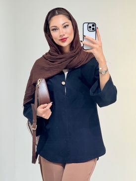 شومیز جلو بسته تولید ایواز کد 18745