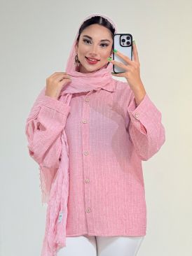 تصویز شومیز راه راه کد 19414
