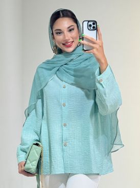 تصویز شومیز راه راه کد 19414