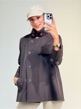 تصویر کت یقه ایستاده ایواز کد 19463