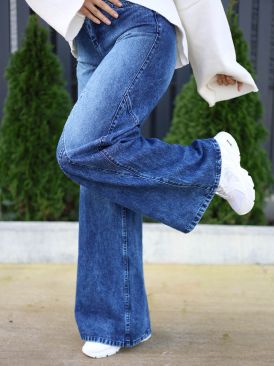 شلوار جین فول بگ کد 19850