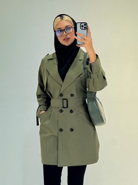 بارانی دانشجویی کمردار کد 19947