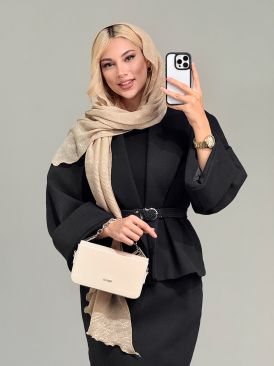 پالتو فوتر آستین پاکتی کد 19697