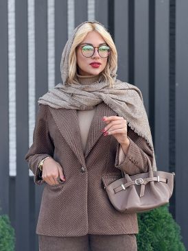 تصویر پالتو کتی آستردار کد 20005