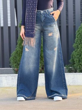 شلوار جین فول بگ کد 19887