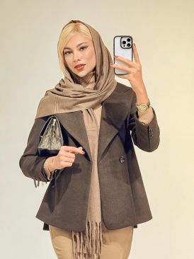 تصویر پالتو فوتر یقه بلیزر کد 19723