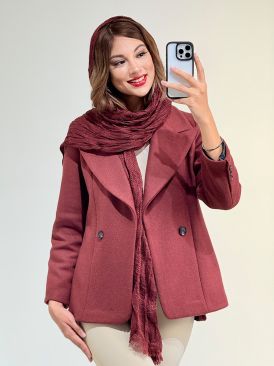 تصویر پالتو فوتر یقه بلیزر کد 19723