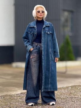 مانتو جین بلند کد 20139 