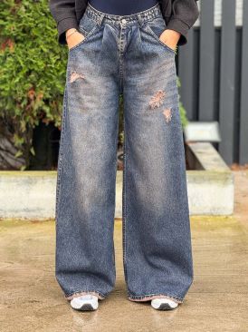 شلوار جین فول بگ کد 20208