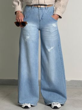 شلوار جین فول بگ کد 20209