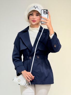 بارانی کمرکش کد 20350