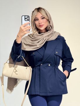 بارانی کمرگتر کد 20351