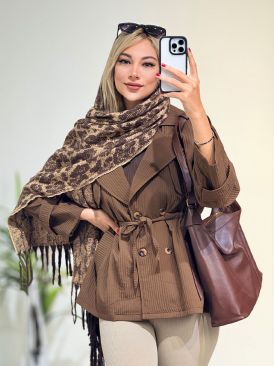 بارانی کرکره ایی کمرگتر کد 20353