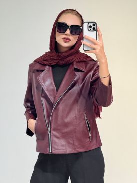 کت چرم زیپ دار کد 20170