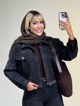 کراپ جین پایین ریش کد 20395