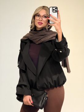 بارانی کوتاه یقه انگلیسی کد 20384