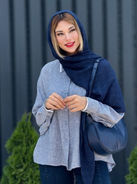 تصویر شومیز آستین دو دکمه کد 19235