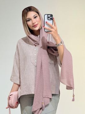 تصویر شومیز جلوبسته 3دکمه کد 19219