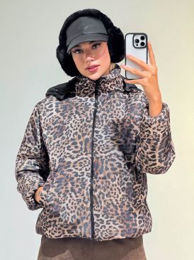 کاپشن پلنگی کد 19944