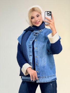 وست جین یقه ایستاده کد 20137