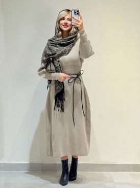 پیراهن بافت ساعت شنی کد 20338